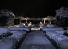 Parkanlage-23  Liebesgarten im Schnee - Nachtstimmung : 2010, Adolphus Busch, Villa Claire, Villa Lilly