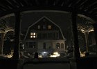 Adolphus-Busch-Allee-31  Nachtstimmung im Schnee, vom Liebesgarten aus gesehen : 2010, Adolphus Busch, Nacht, Schnee, Villa Claire, Villa Lilly